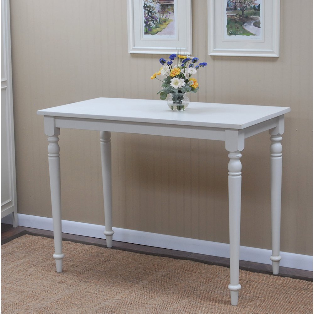 Hawthorne Bar Table with 2 Counter Stools - Antique White