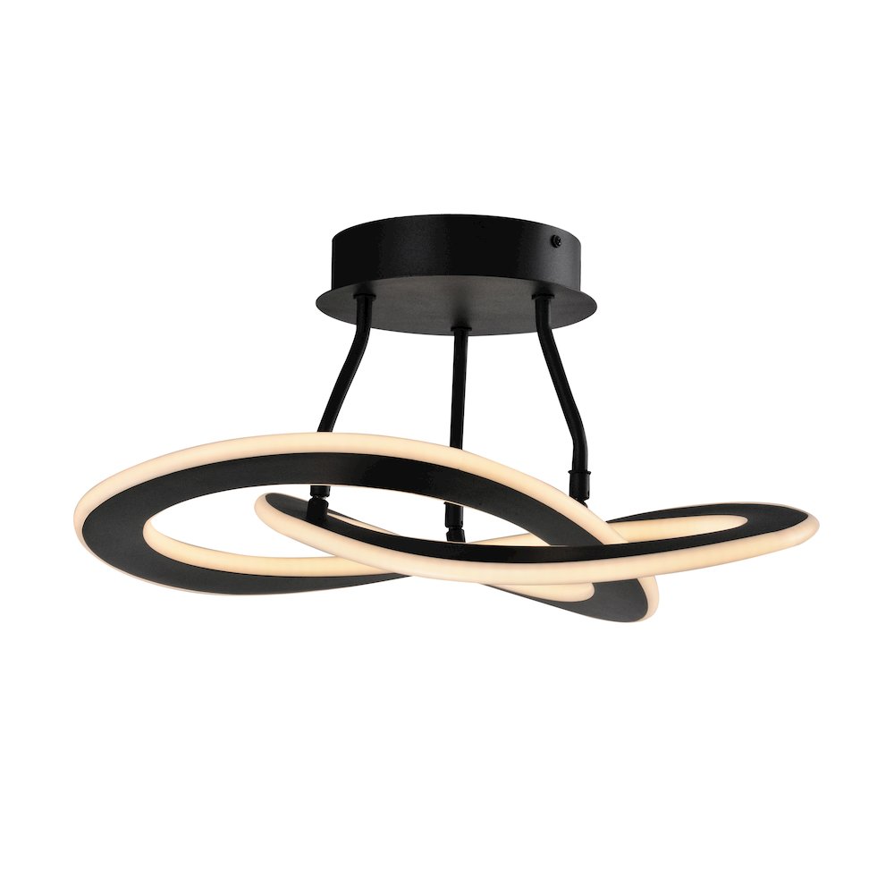 Wave 24W LED SemiFlush Mount