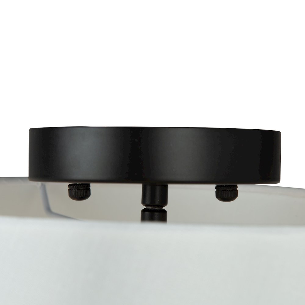Rhythm 3 Light SemiFlush Mount Black