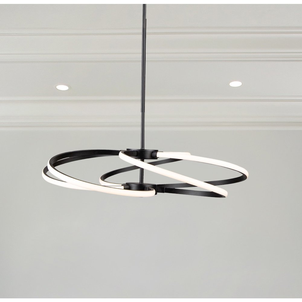 Equinox 30W LED Pendant Black