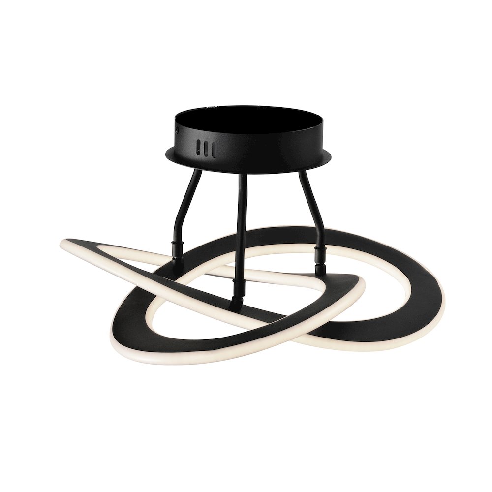Wave 24W LED SemiFlush Mount