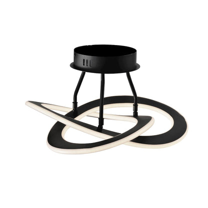 Wave 24W LED SemiFlush Mount