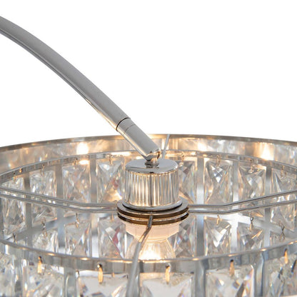 Marilyn 3 Light Arc Floor Lamp - Chrome