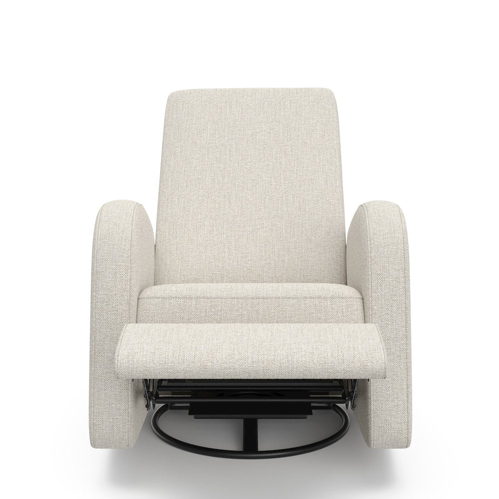 Storkcraft Santa Monica Power Recliner Swivel Glider (Dune Basketweave)