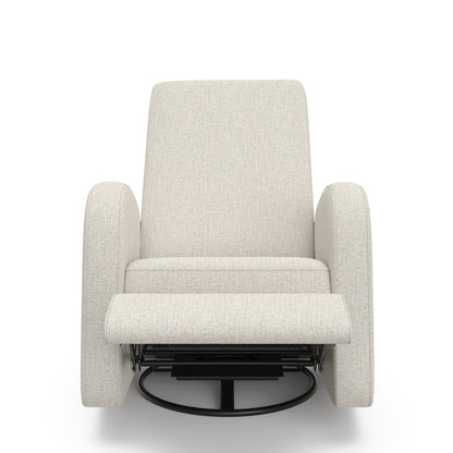 Storkcraft Santa Monica Power Recliner Swivel Glider (Dune Basketweave)