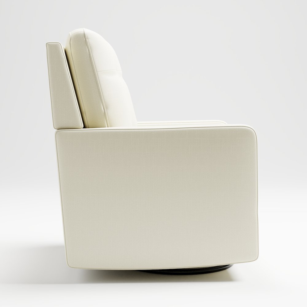 Storkcraft Beckett Upholstered Nursery Swivel Glider (Pearl)