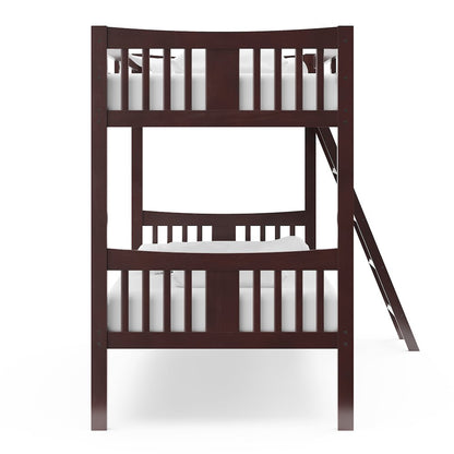 Storkcraft Caribou Twin-over-Twin Bunk Bed (Espresso)