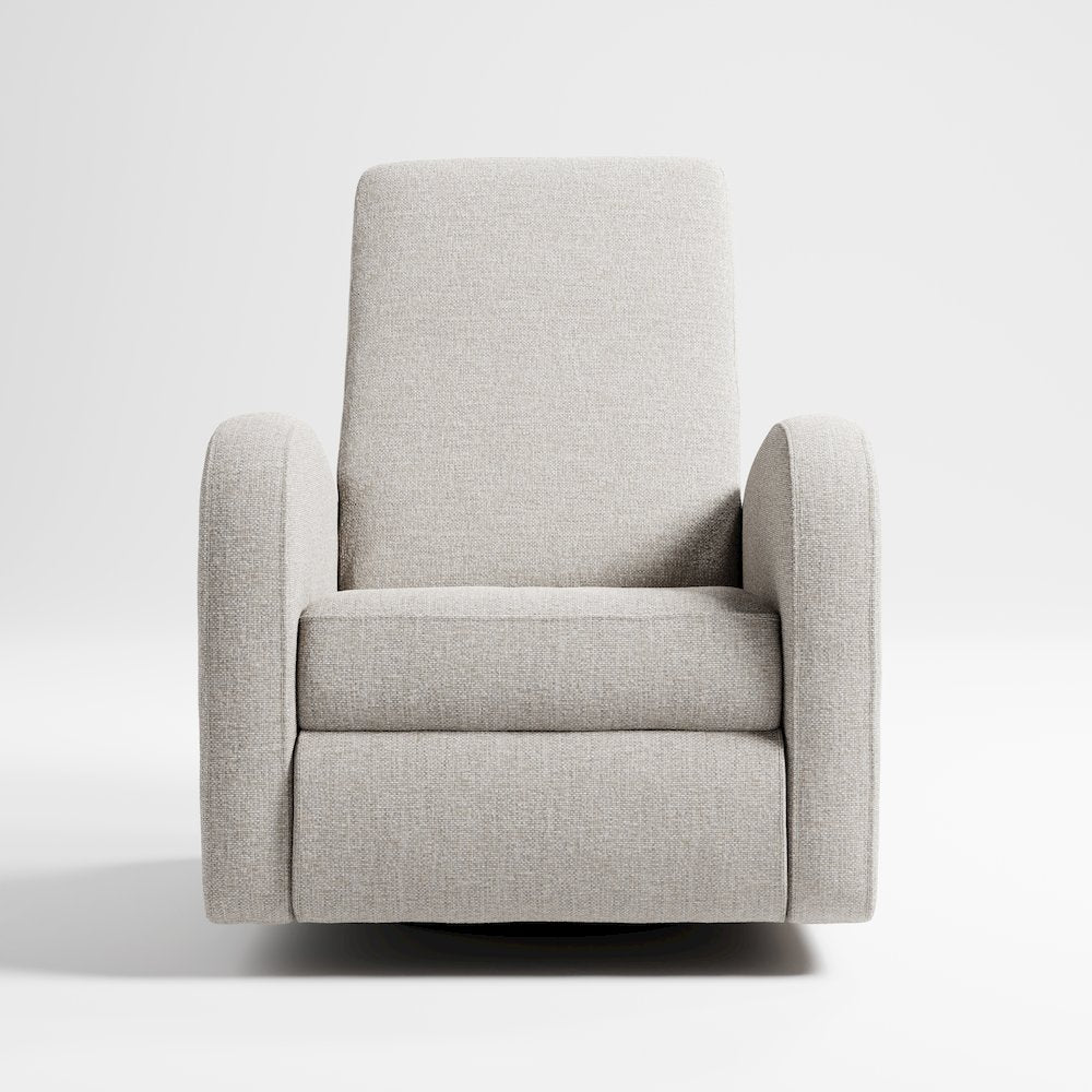 Storkcraft Santa Monica Power Recliner Swivel Glider (Dune Basketweave)