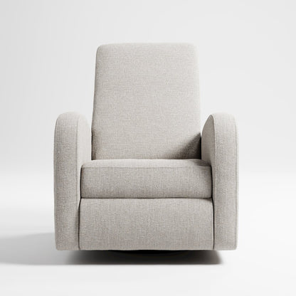 Storkcraft Santa Monica Power Recliner Swivel Glider (Dune Basketweave)