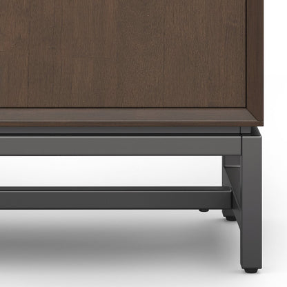 Banting Solid Hardwood Medium Storage Cabinet In Walnut Brown