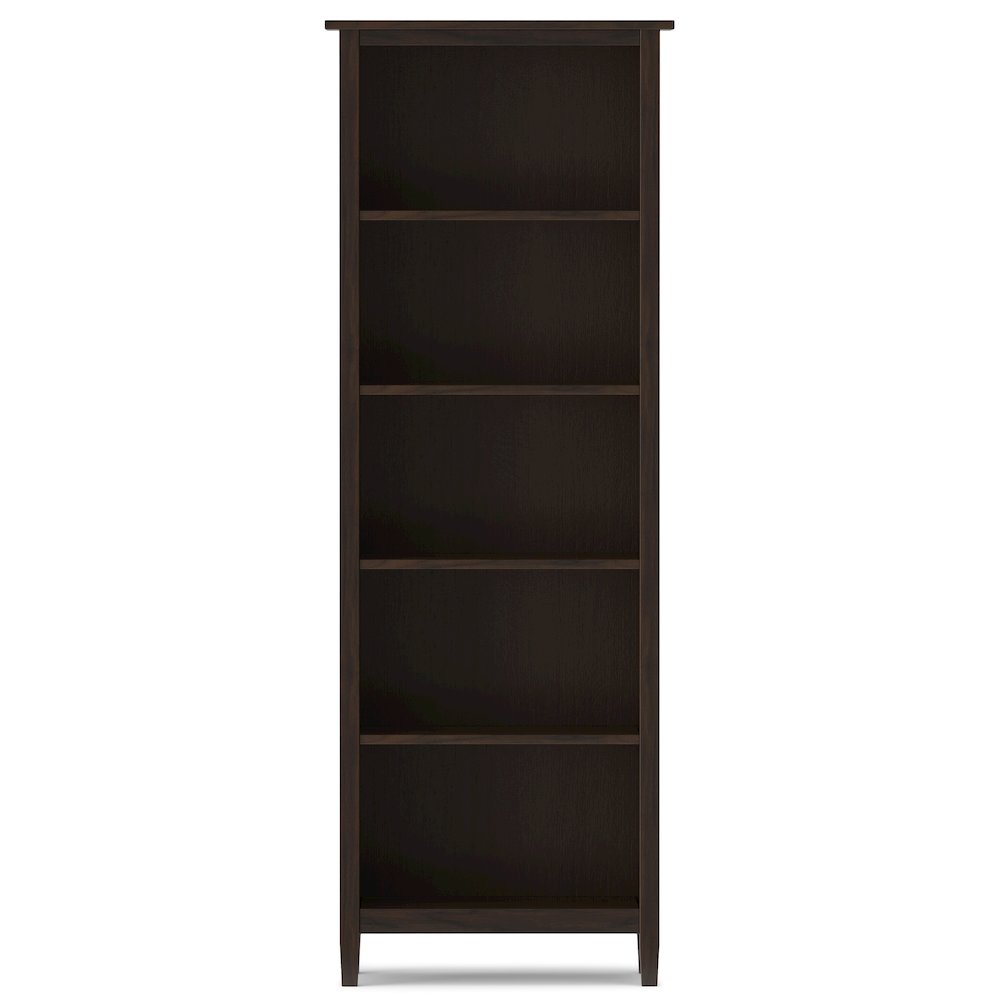47"W TV Stand with Two 26"W Bookcases in Tobacco Brown (Set of 3)