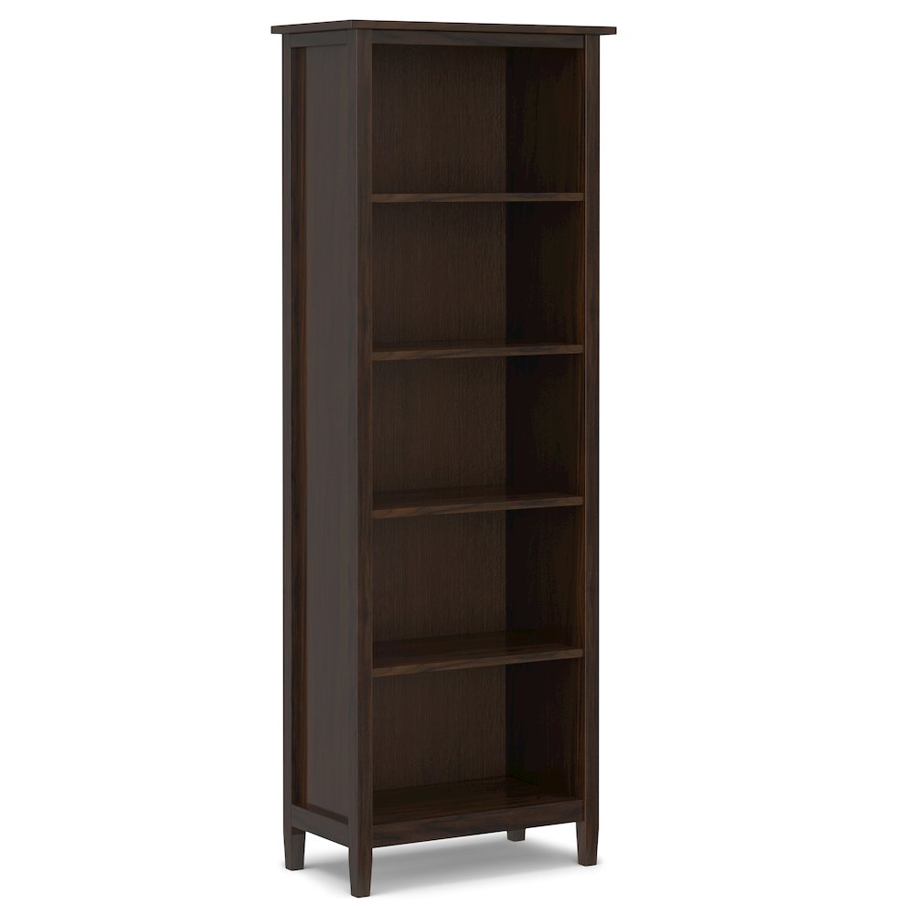 47"W TV Stand with Two 26"W Bookcases in Tobacco Brown (Set of 3)
