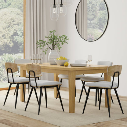 Mavis Dining Chair ( Set Of 2 ) In White Vegan Faux Leather