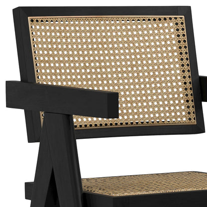 Regina Dining Arm Chair (Set of 2) in Black