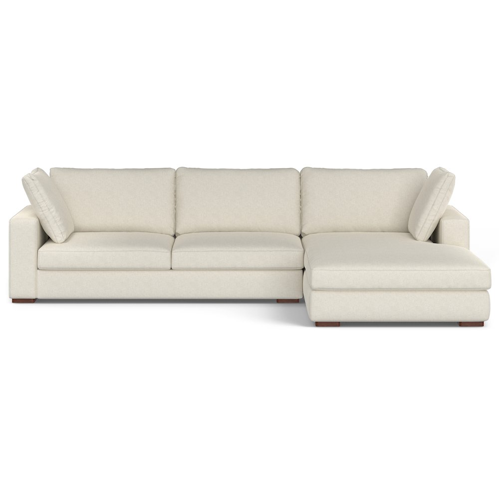 Charlie Right-Facing Sectional In Tightly Woven Performance Fabric