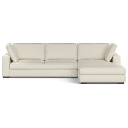 Charlie Right-Facing Sectional In Tightly Woven Performance Fabric