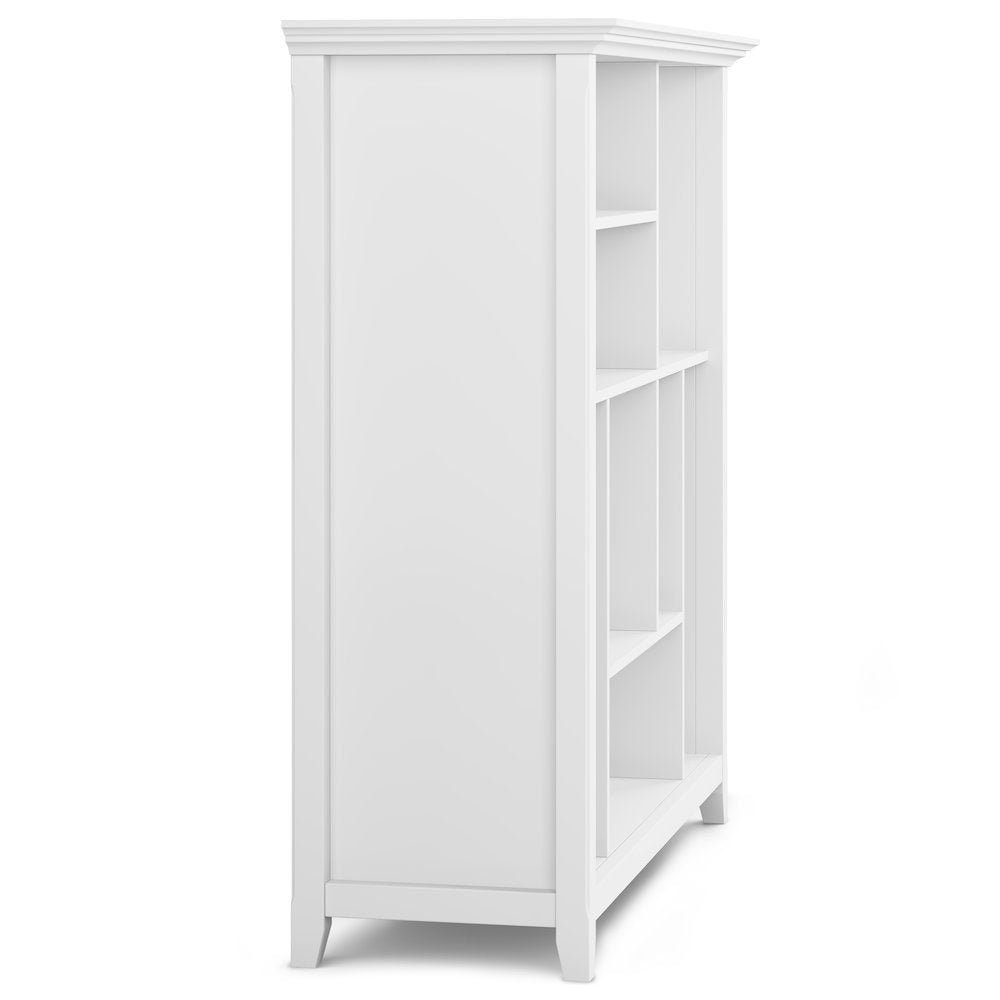 Amherst Solid Wood Multi Cube Bookcase And Storage Unit In White