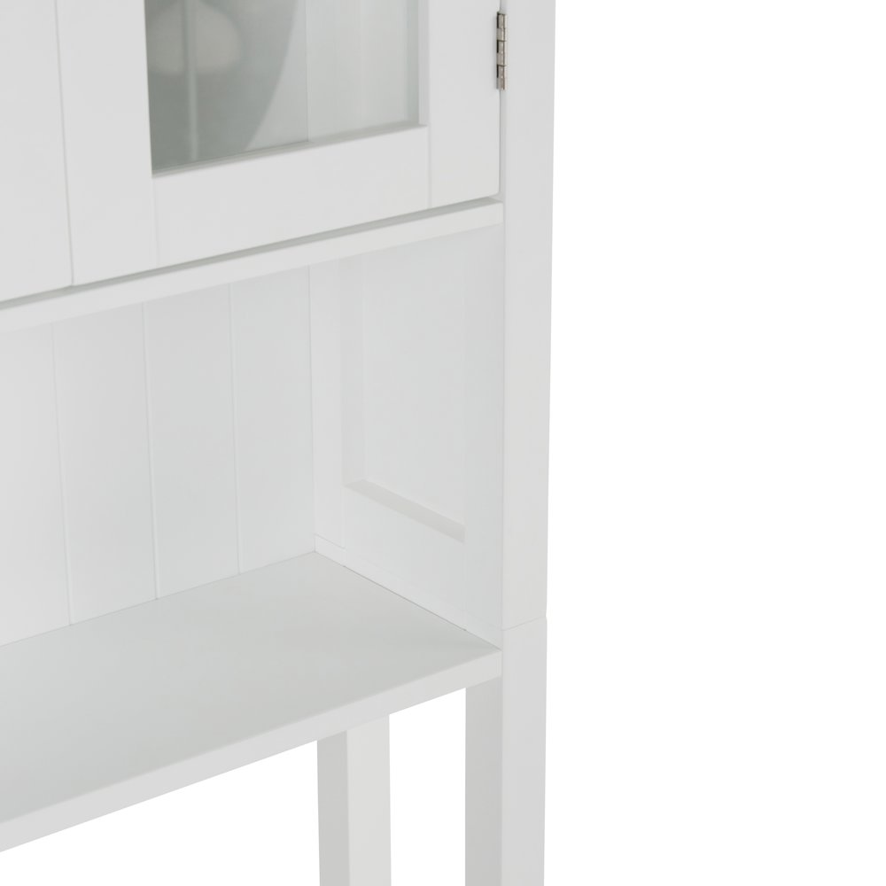 Acadian Space Saver Cabinet In Pure White