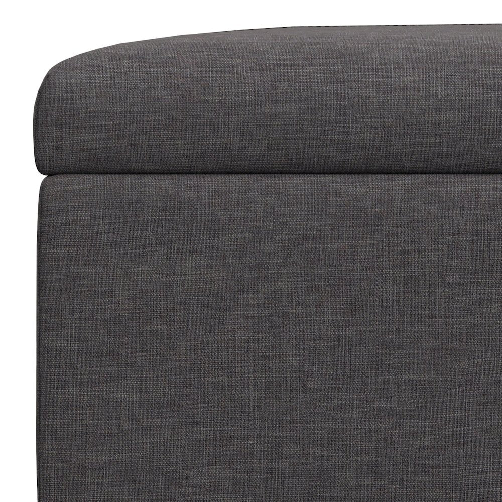 48 inch Wide Contemporary Rectangle Rectangular Storage Ottoman