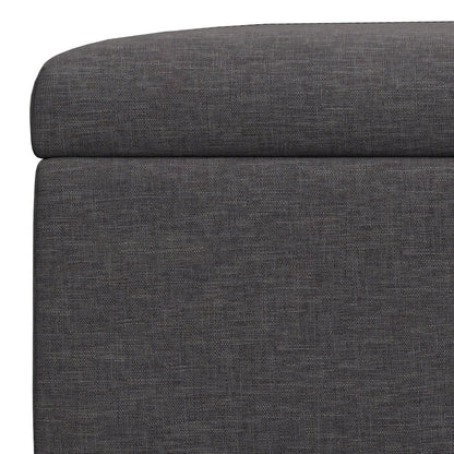 48 inch Wide Contemporary Rectangle Rectangular Storage Ottoman
