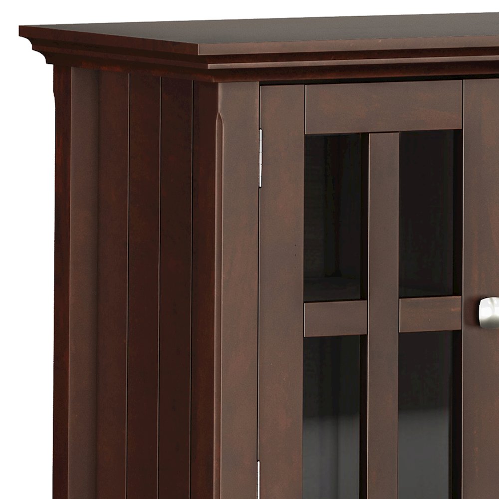 72 Inch Wide Tv Media Stand In Brunette Brown For Tvs Up To 80 Inches