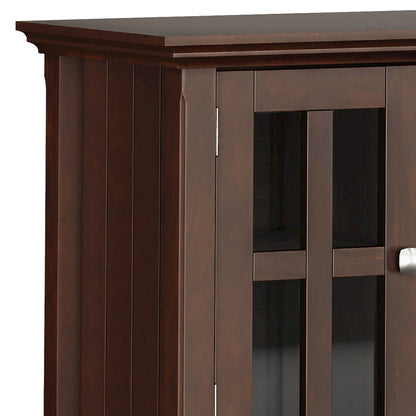 72 Inch Wide Tv Media Stand In Brunette Brown For Tvs Up To 80 Inches