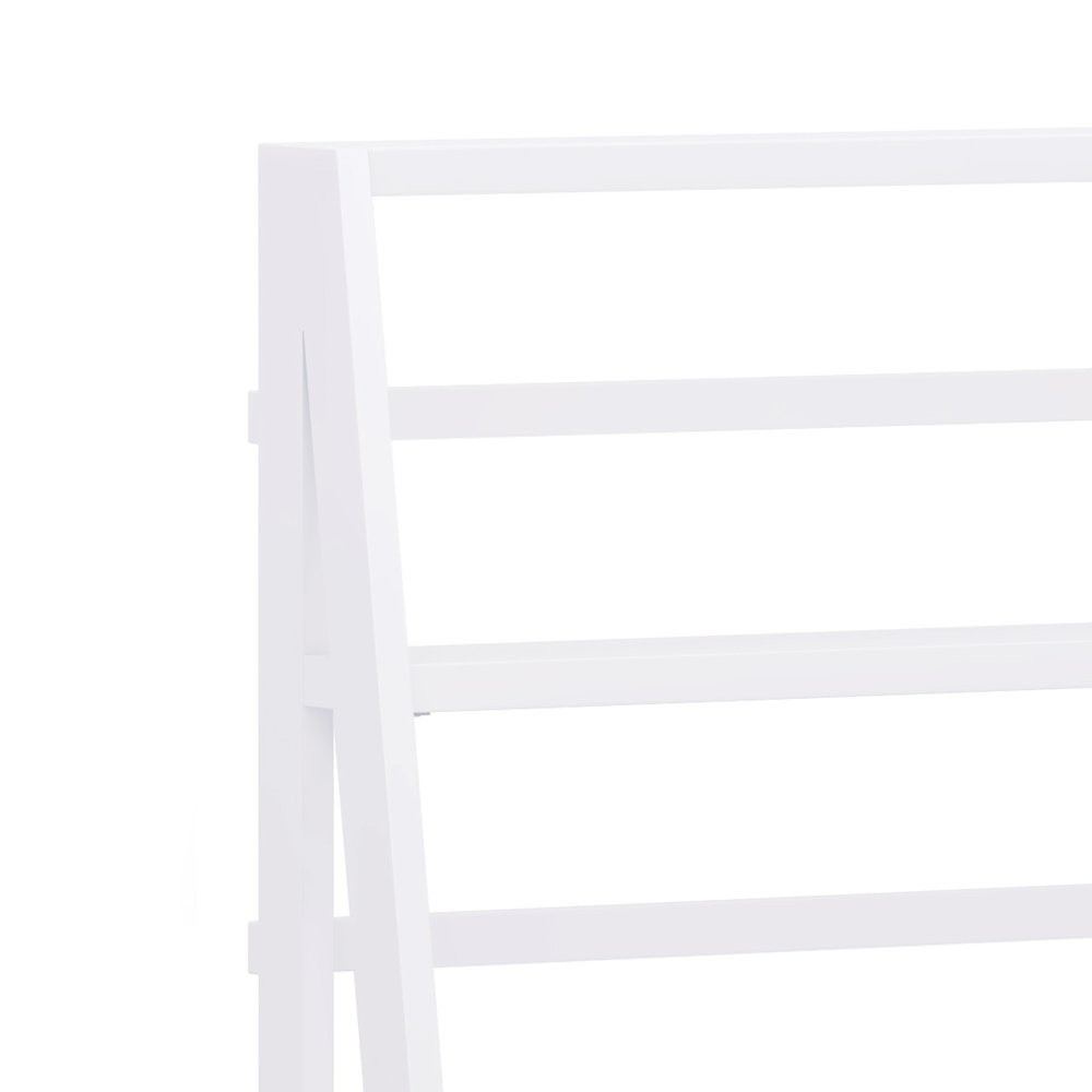 Acadian Solid Wood Bookcase In White