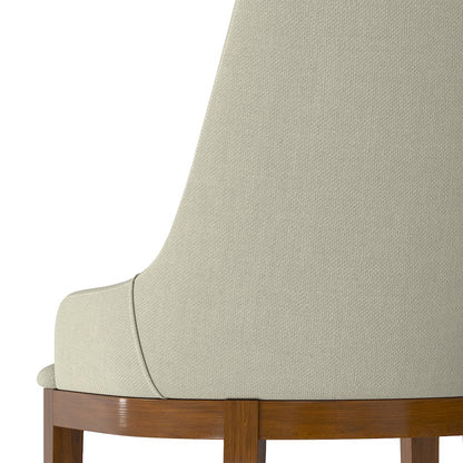 Stephanie Dining Chair (Set of 2) in Natural Linen Look Fabric