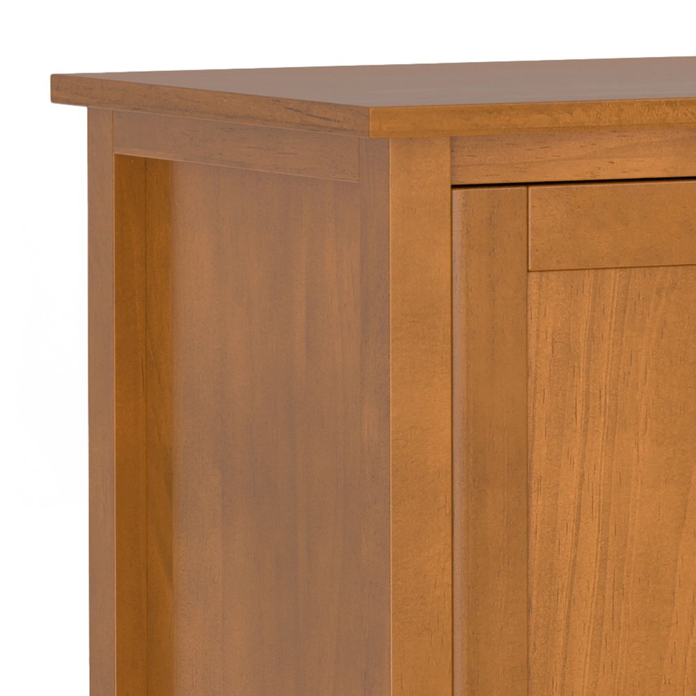60 Inch Tv Media Stand In Light Golden Brown  For Tvs Up To 65 Inches