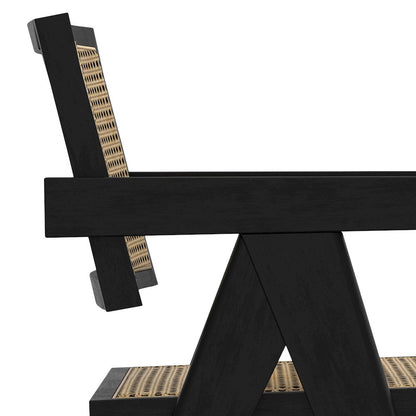Regina Dining Arm Chair (Set of 2) in Black