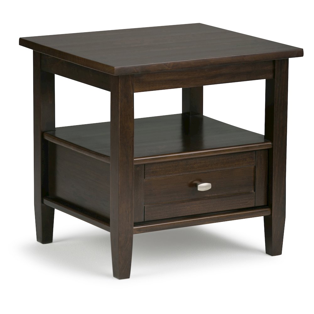 36"W Coffee Table with 2 20"W End Tables in Tobacco Brown (Set of 3)