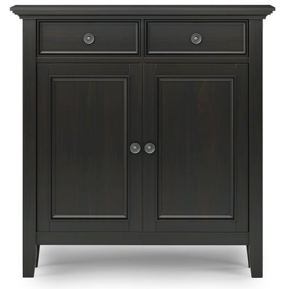 48 inch Wide Storage Bench and 36 inch Wide Storage Cabinet in Hickory Brown