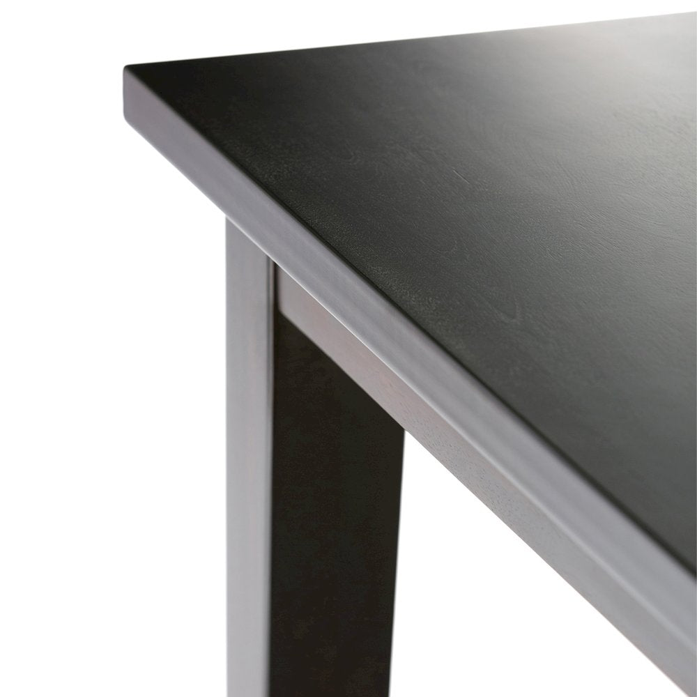 Eastwood Solid Hardwood Rectangle Dining Table In Java Brown