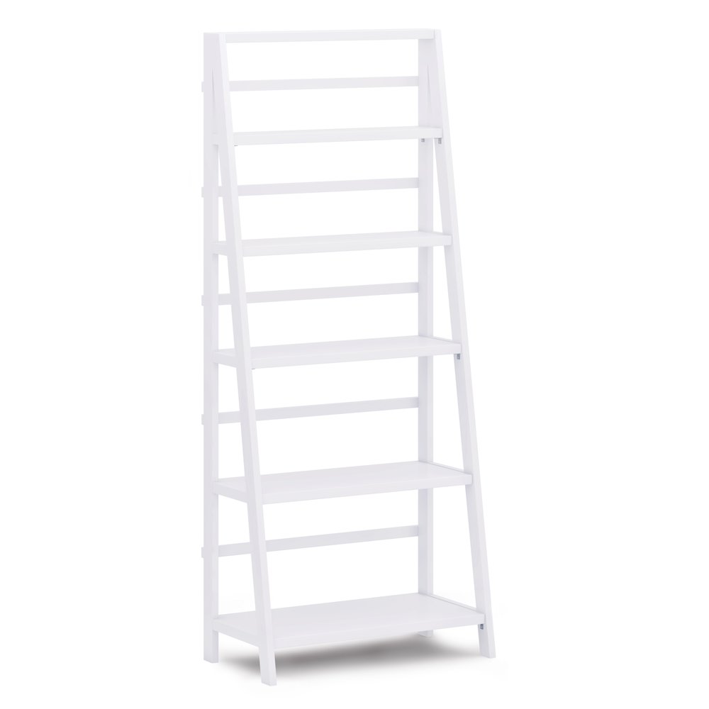 Acadian Solid Wood Bookcase In White