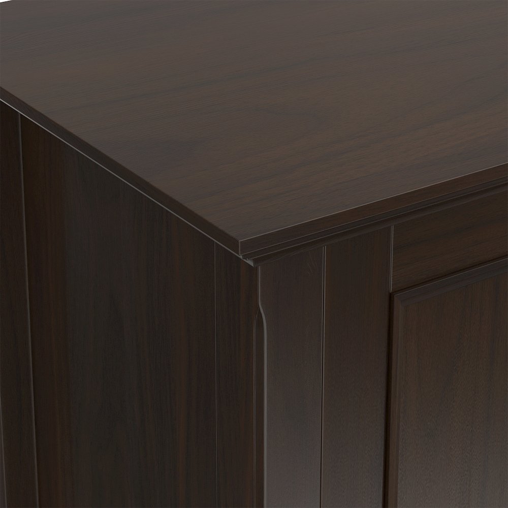 Amherst 84 inch Wide Solid Wood Transitional TV Stand For TVs up to 90 inches