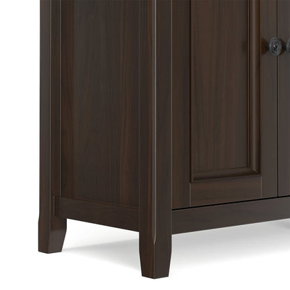 Amherst 84 inch Wide Solid Wood Transitional TV Stand For TVs up to 90 inches