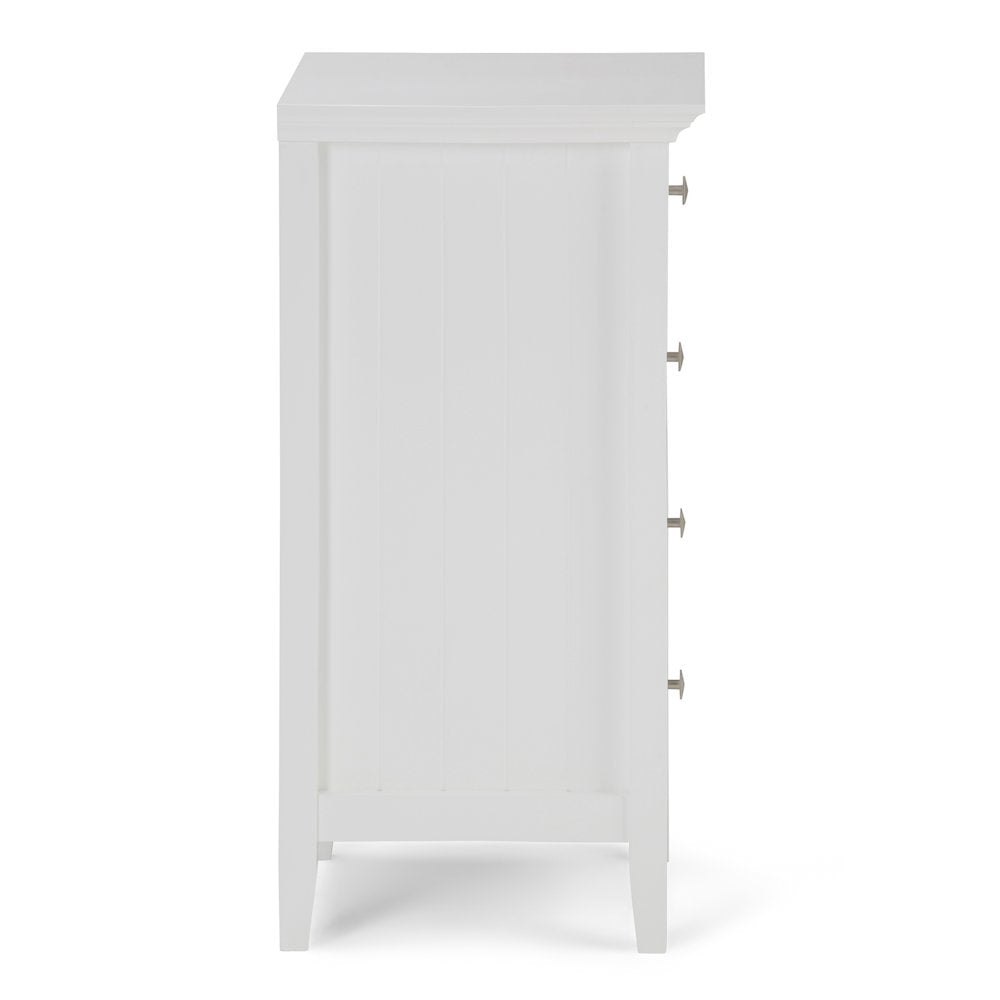 Acadian 32 inch H x 18 inch W Solid Wood Four Drawer Floor Storage Cabinet