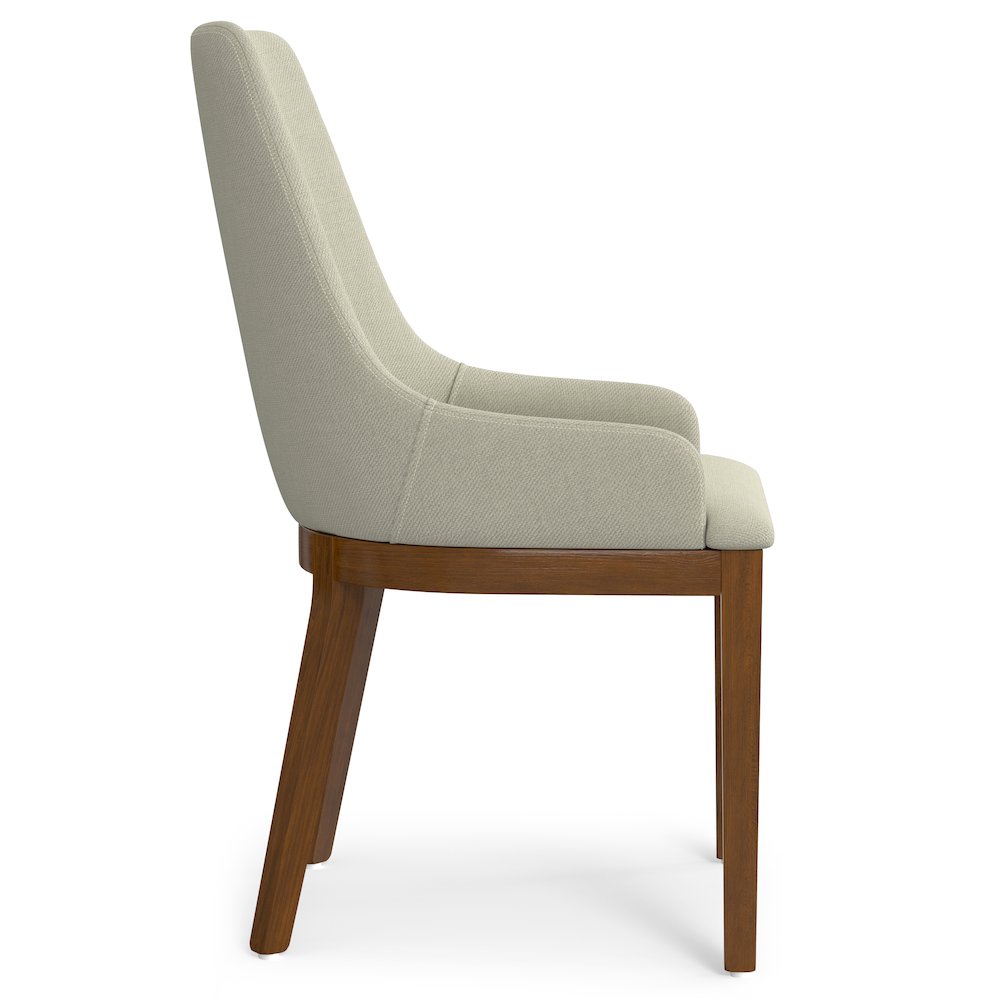Stephanie Dining Chair (Set of 2) in Natural Linen Look Fabric