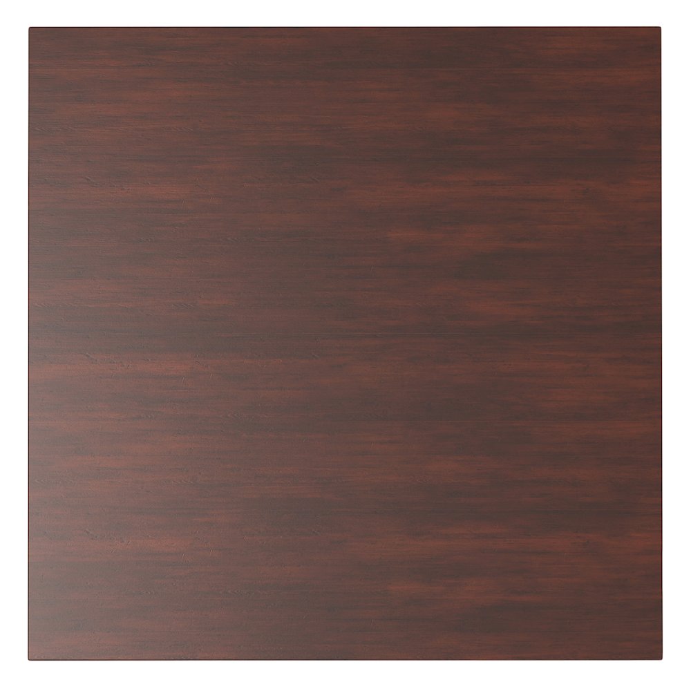 Eastwood Solid Hardwood Square Dining Table In Java Brown