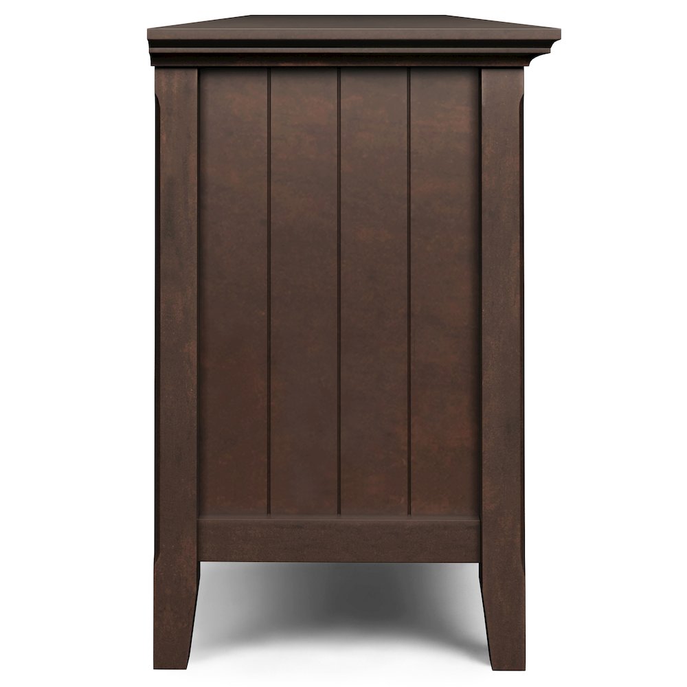 72 Inch Wide Tv Media Stand In Brunette Brown For Tvs Up To 80 Inches