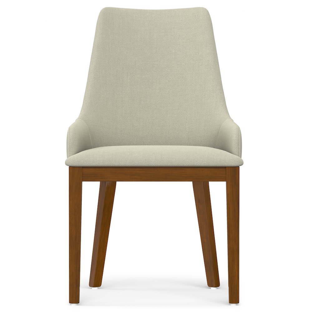 Stephanie Dining Chair (Set of 2) in Natural Linen Look Fabric