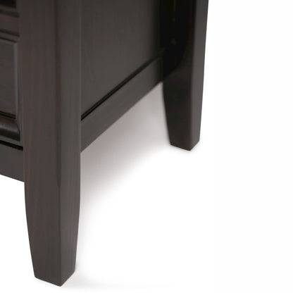Amherst Solid Wood Console Sofa Table In Hickory Brown