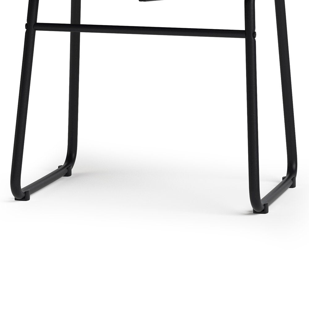 Warner Dining Chair (Set Of 2) In Distressed Brown Vegan Faux Leather