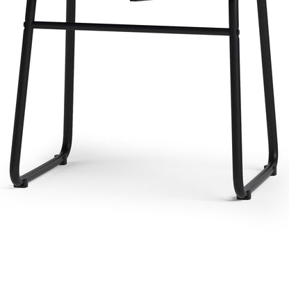 Warner Dining Chair (Set Of 2) In Distressed Brown Vegan Faux Leather