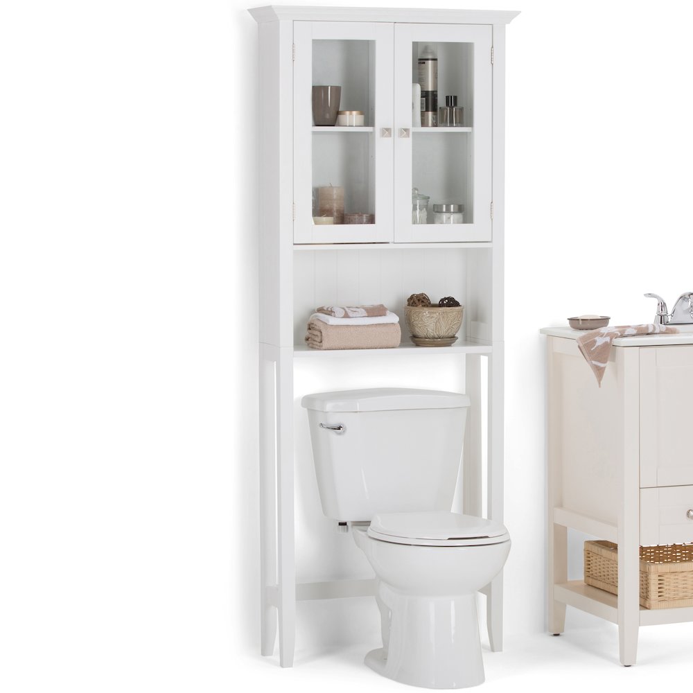 Acadian Space Saver Cabinet In Pure White