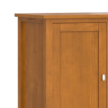 54 inch Wide Transitional Storage Cabinet with Wine Rack in Light Golden Brown