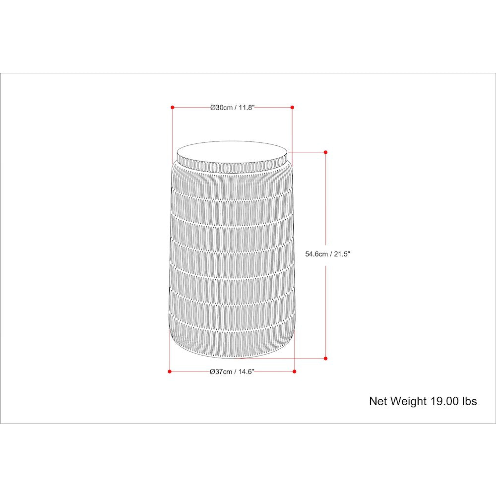 Juno Side Table In Graphite