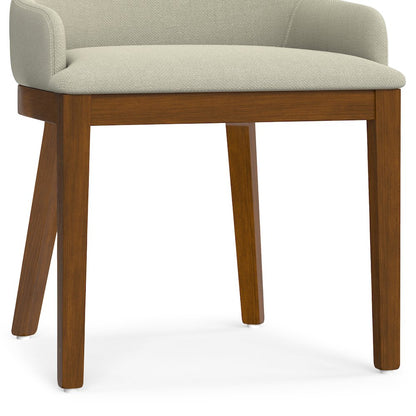Stephanie Dining Chair (Set of 2) in Natural Linen Look Fabric