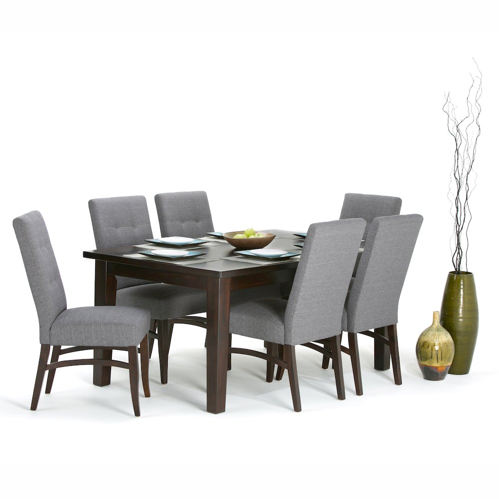 Eastwood Solid Hardwood Rectangle Dining Table In Java Brown