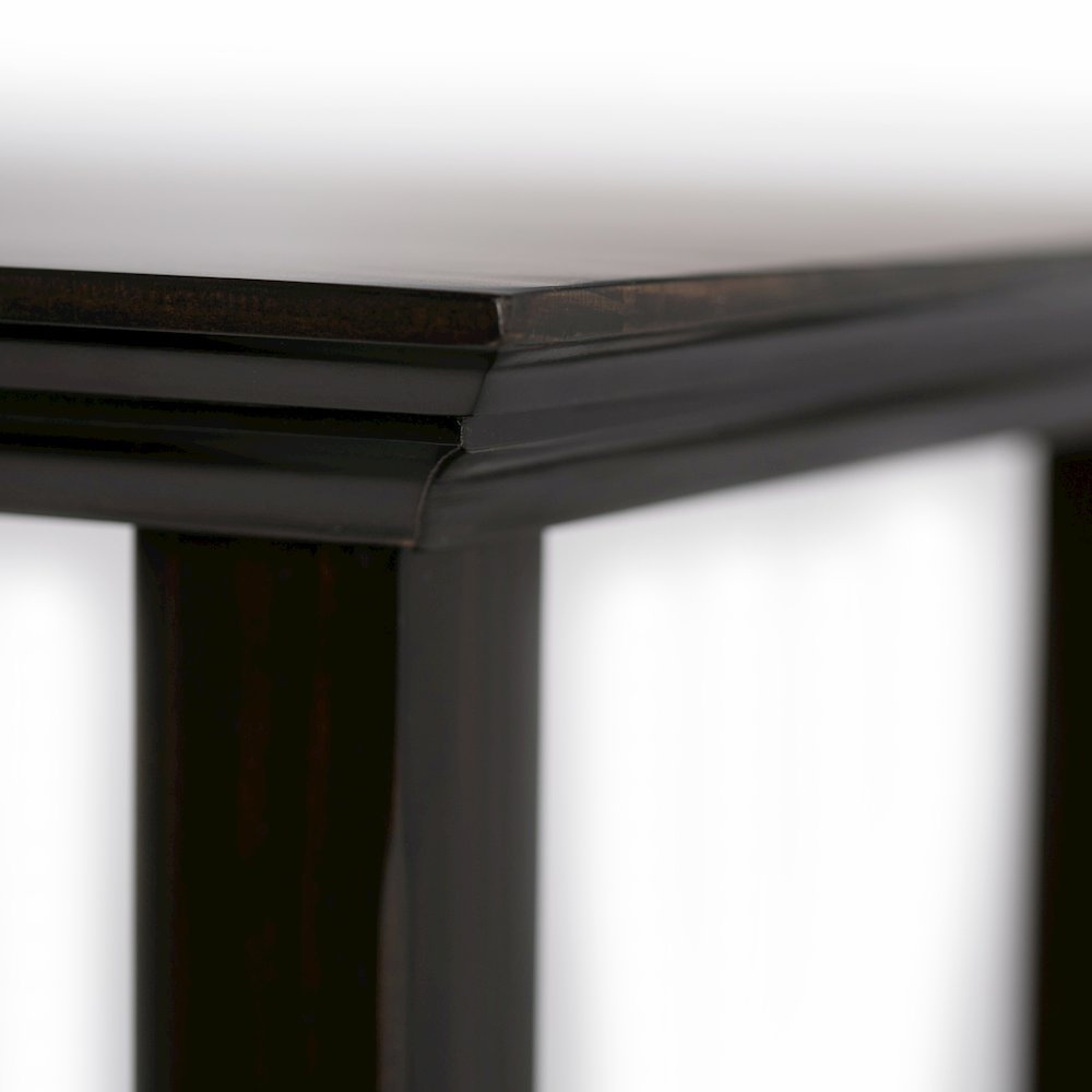 Amherst Solid Wood Console Sofa Table In Hickory Brown